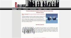 Desktop Screenshot of bookalanguage.com